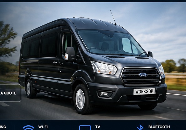 Worksop 16 Seat Minibus Ford Transit MK8